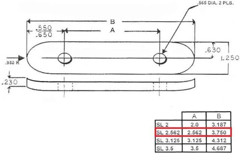 3500-7000 EQ-356 6-1/8 "طقم إعادة بناء التعليق جنبًا إلى جنب لمحور مقطورة أوراق الشجر in Kuwait