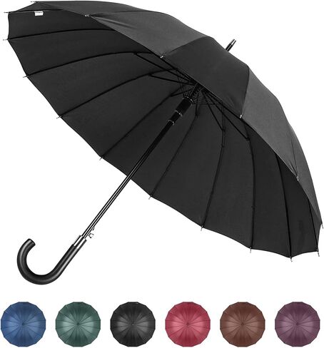 RONIARE Windproof Large Umbrella for Rain,Automatic Open with Easy Grip,Rainproof and Durable Canopy Design –Versatile Travel, Big Golf Umbrellas for Men & Women in Saudi Arabia