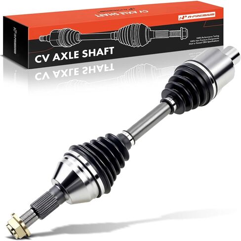 A-Premium CV Axle Shaft Assembly Compatible with Chevrolet, Pontiac & Saturn Vehicles - Malibu (2008-2012), G6 (2007-2009), Aura (2007-2009) - V6 3.6L - Front Left Driver Side in Kuwait