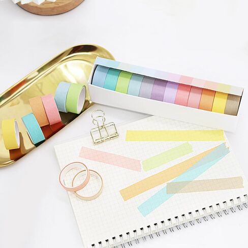 Highlighter Tape Set, Sticky Long Page Markers Tabs, Highlighter Strips Flags Stickers, Book Tabs for Annotating Book in Kuwait