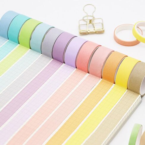 Highlighter Tape Set, Sticky Long Page Markers Tabs, Highlighter Strips Flags Stickers, Book Tabs for Annotating Book in Kuwait