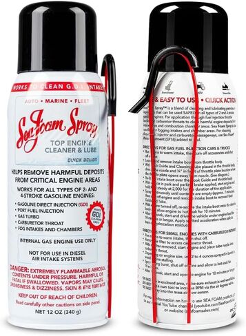 Upper Engine & Intake System Cleaner Spray – 1 Can (12 oz / 340 g) | Carbon Deposit Remover for Gasoline Engines | Cleans Valves, Pistons & Intake System for Smoother Operation in Saudi Arabia