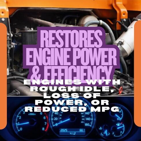 Upper Engine & Intake System Cleaner Spray – 1 Can (12 oz / 340 g) | Carbon Deposit Remover for Gasoline Engines | Cleans Valves, Pistons & Intake System for Smoother Operation in Saudi Arabia