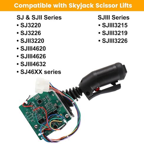 وحدة تحكم عصا التحكم YZQPNB متوافقة مع مقص Skyjack SJ3220 SJ3226 SJII3220 SJIII3215 SJIII3219 SJIII3226 SJ46XX SJIII4620 SJIII4626 SJIII4632 يستبدل الجزء 159108 SJ-159108 123994 in Saudi Arabia