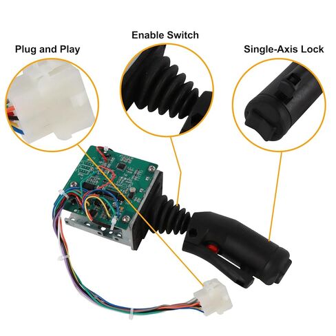 وحدة تحكم عصا التحكم YZQPNB متوافقة مع مقص Skyjack SJ3220 SJ3226 SJII3220 SJIII3215 SJIII3219 SJIII3226 SJ46XX SJIII4620 SJIII4626 SJIII4632 يستبدل الجزء 159108 SJ-159108 123994 in Saudi Arabia