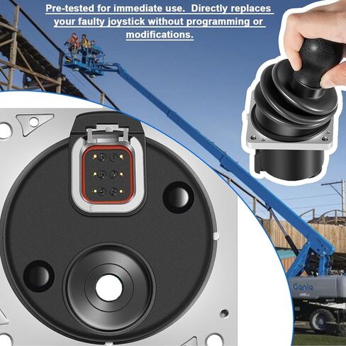 101174 101174GT Dual Axis Joystick Controller Replacement kit with Harness Adapter Fit for Genie Straight Booms Lifts S/XS/Z Series Models in Saudi Arabia