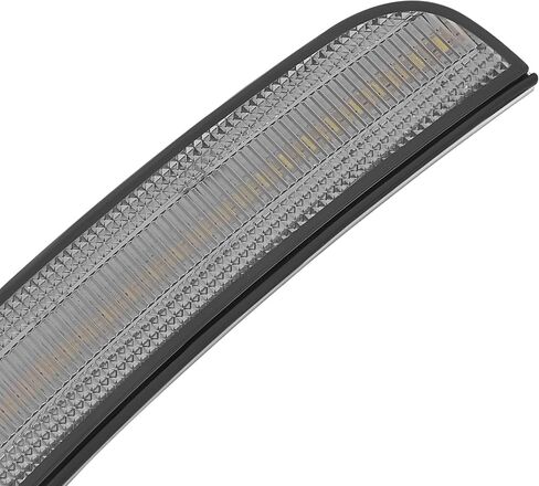 أضواء علامة جانبية LED من HECASA متوافقة مع 2015-2023 كرايسلر 300 لاستبدال CH2551136 CH2550136 مصابيح وقوف السيارات ذات الإشارة الممتصة لليسار واليمين 2 قطعة عدسة دخان أمامية بيضاء LED in Kuwait