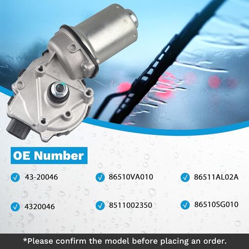 Windshield Wiper Motor Compatible with Toyota Rav4 2013-2018,Corolla 2014-2018,Subaru Impreza Forester Legacy Outback,Lexus NX200t NX300 NX300h Replace Front Wiper Motor 4320046 in Saudi Arabia