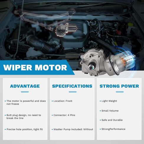 Windshield Wiper Motor Compatible with Toyota Rav4 2013-2018,Corolla 2014-2018,Subaru Impreza Forester Legacy Outback,Lexus NX200t NX300 NX300h Replace Front Wiper Motor 4320046 in Saudi Arabia