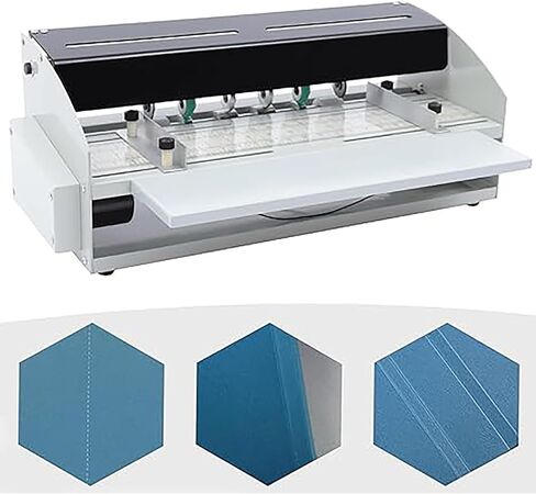3-in-1 Electric Creasing Machine 460mm 18inch Electric Paper Creaser Scorer Perforator Cutter Paper Folding Machine for Tickets Documents Cards Photos Invitations in Saudi Arabia