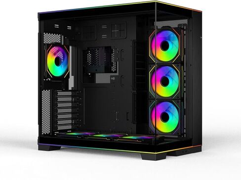 LIAN LI O11 Dynamic EVO Gaming PC Case E-ATX Desktop Computer - Mid Tower Chassis with Flexible Mode and Configuration, Tempered Glass Panel, USB Type-C Port, Easy Cable Management (Harbor Grey) in Saudi Arabia