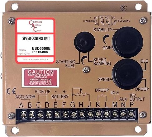 ESD5500E Generator Governor Speed Controller Engine Actuator Speed Sensor DC Motor Control Board Genset Parts(ESD5500E Copy) in Saudi Arabia