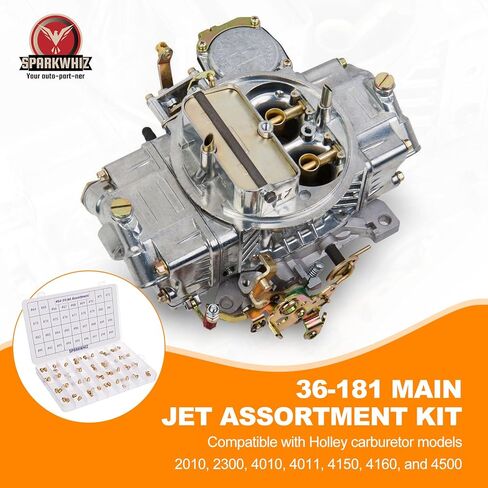 36-181 Jet Assortment Kit, Carburetor Replacement Jets Compatible with Holley 2010 2300 4010 4011 4150 4160 4500 Carburetors, Sizes 64-99, 2 Pieces Per Size in Saudi Arabia