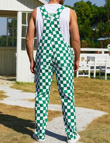 Overalls for Men Work Bib Coveralls Stretchy Romper Fashion Jumpsuits Festival Outfit in Saudi Arabia