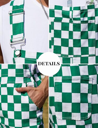 Overalls for Men Work Bib Coveralls Stretchy Romper Fashion Jumpsuits Festival Outfit in Saudi Arabia