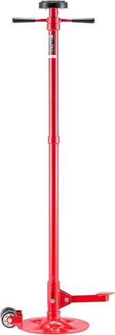 VEVOR Underhoist Support Stand, 3/4 Ton (1653 lbs) Capacity Under Hoist Jack Stand with Two Wheels, Lifting from 51.97" to 80", Bearing Mounted Spin Handle, Foot Pedal, Support Vehicle Components in Saudi Arabia