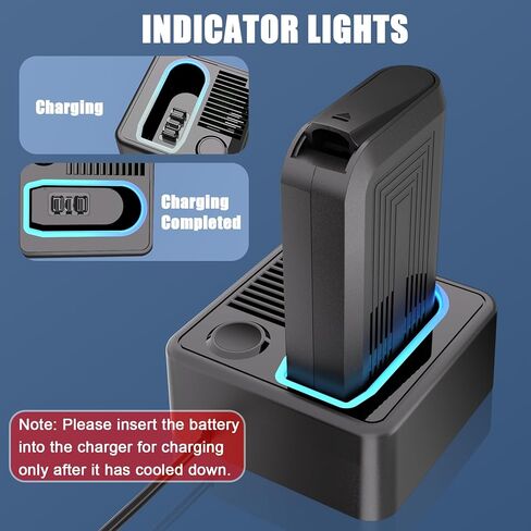 شاحن بطارية JYJZPB لشاحن بطارية Hoover Linx 18V-22V متوافق مع Hoover Linx BH50000 BH50010 BH50015 302723001 BH50020 302736001 مكنسة كهربائية للبطارية (البطاريات غير متضمنة) in Kuwait