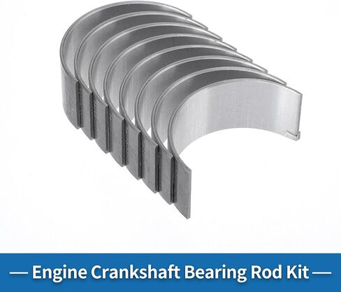 Connecting Rod Bearing Set No.2306023540 for Hyundai Elantra 2000-2006 Engine Rod Bearing Kit Metal Silver Tone 8 Pcs in Saudi Arabia