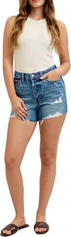 Judy Blue High Waist Rigid Magic Destroy Cut Off Shorts in Saudi Arabia