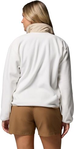 Columbia Women's Sequoia Grove Full Zip Fleece Jacket, Sea Salt/Ancient Fossil, X-Small in Saudi Arabia