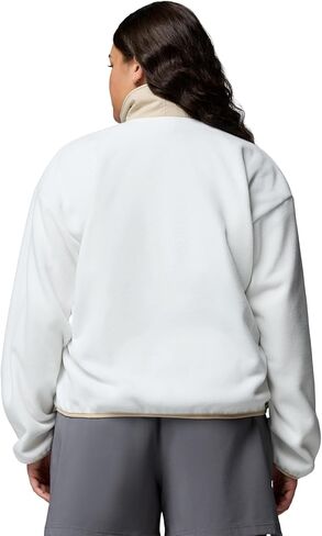Columbia Women's Sequoia Grove Full Zip Fleece Jacket, Sea Salt/Ancient Fossil, X-Small in Saudi Arabia