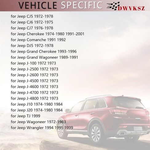 غطاء المبرد يحل محل #7031434، 861854 لسيارة جيب واجونير 4.2L 1972 1973 1980 1981 1982 1983، لسيارة جيب جراند شيروكي 4.0L 1993 1994 1995 1996، (1x) in Kuwait