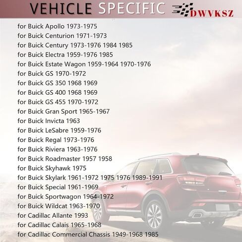 غطاء المبرد يحل محل # 7031701، 644130 لهيكل كاديلاك التجاري 6.0L 1956 1957 1958، لكاديلاك إلدورادو 6.4L 1959 1960 1961 1962 1963، (1x) in Kuwait
