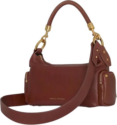 Rebecca Minkoff M.A.B Shoulder Bag, 20th Anniversary Edition Women's Leather Handbag, Sienna in Saudi Arabia