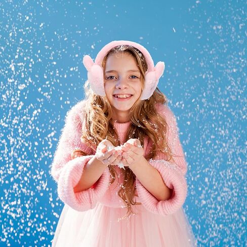 TEHAUX Winter Plush Ear Muffs Cute Rabbit Ear Protector Warm Covers for Boys Soft Fleece Warmers Cold Weather Accessories in Saudi Arabia