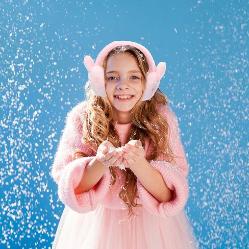 Uonlytech Plush Winter Ear Muffs Adorable Rabbit Ear Protector for Boys Cold Weather Outdoor Use in Saudi Arabia