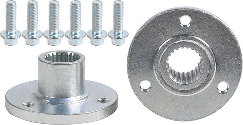 Pair 3 Stud 23T Spline Wheel Rear Axle Hubs, 50mm Spacing for ATV Quad Buggy Go Kart Drift Trike Cart DIY Parts 5 inch Wheels Tires in Saudi Arabia
