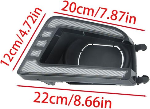 Riloer LED Daytime Running Lights, 2PCS Automotive 12V Waterproof Turn Signal Brake Lights LED DRL Lights, Compatible with Toyota Tacoma SR SR5 TRD Sport and Trail 2012-2015 in Saudi Arabia