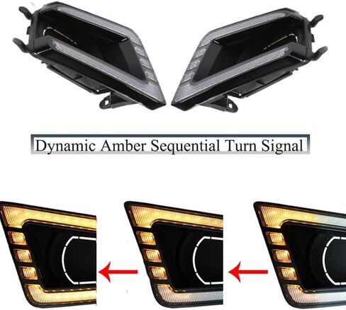 Riloer LED Daytime Running Lights, 2PCS Automotive 12V Waterproof Turn Signal Brake Lights LED DRL Lights, Compatible with Toyota Tacoma SR SR5 TRD Sport and Trail 2012-2015 in Saudi Arabia