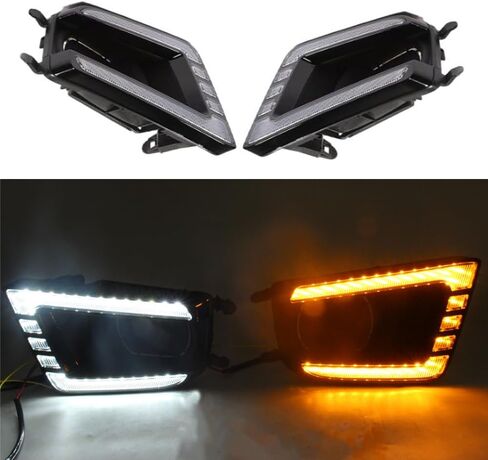 Riloer LED Daytime Running Lights, 2PCS Automotive 12V Waterproof Turn Signal Brake Lights LED DRL Lights, Compatible with Toyota Tacoma SR SR5 TRD Sport and Trail 2012-2015 in Saudi Arabia