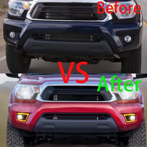 Riloer LED Daytime Running Lights, 2PCS Automotive 12V Waterproof Turn Signal Brake Lights LED DRL Lights, Compatible with Toyota Tacoma SR SR5 TRD Sport and Trail 2012-2015 in Saudi Arabia