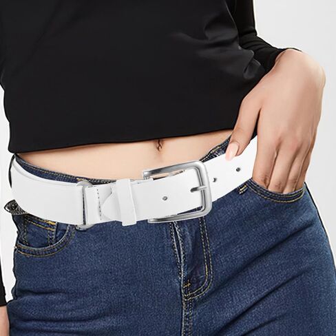 2pcs Adjustable Stretch Baseball Belt Softball Belt for Men Women Youth Elastic Sports White for Outdoor Team Sports in Saudi Arabia