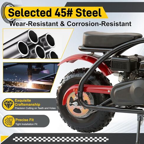 ضرس دراجة صغير 40T 420 ضرس #40/41/420 سلسلة مناسبة لكولمان B200 B200C B200R B200RSV B200V BT200X CT200U CT200UEX RB200 ضرس خلفي 3 فتحات in Kuwait