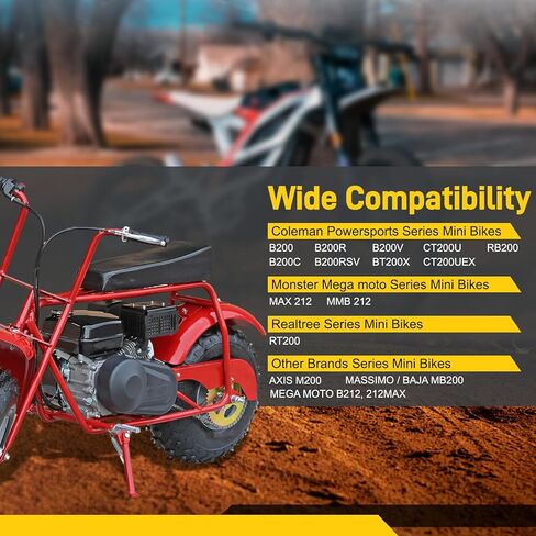 ضرس دراجة صغير 40T 420 ضرس #40/41/420 سلسلة مناسبة لكولمان B200 B200C B200R B200RSV B200V BT200X CT200U CT200UEX RB200 ضرس خلفي 3 فتحات in Kuwait