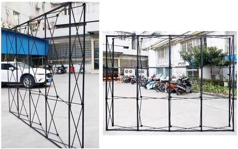 Portable Pop Up Display Stand, Easy Setup Collapsible Booth for Exhibits, Conferences, and Events, Includes Carrying Bag in Saudi Arabia
