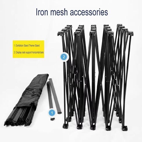 Portable Pop Up Display Stand, Easy Setup Collapsible Booth for Exhibits, Conferences, and Events, Includes Carrying Bag in Saudi Arabia