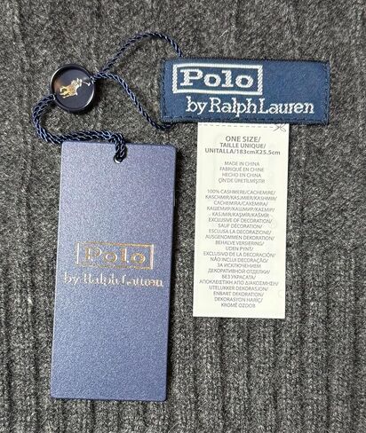 Polo Ralph Lauren Mens Cable-Knit 100% Cashmere Beanie and Scarf Set in Saudi Arabia