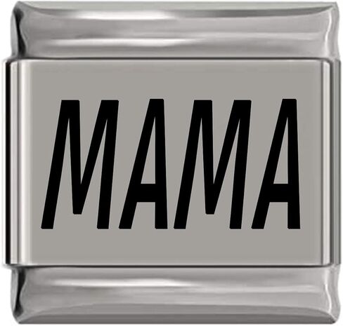 NewCharms Mama Laser Engraved Italian Charm (9mm Standard Size) in Saudi Arabia