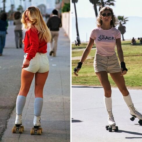 تدفئة الساق للنساء، رياضات الرقص المضلعة لحفلات الثمانينات للنساء الصغار وحفلات النيون المحبوكة للخريف والشتاء والرياضات اليوجا فضفاضة لتدفئة الساق (أبيض) in Kuwait