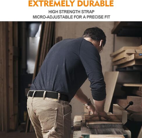 حزام تكتيكي للرجال مكون من قطعتين، أحزمة من النايلون المطاطي للمشي لمسافات طويلة على الطراز العسكري، حزام ويب مرن سريع الفك مقاس 1.5 بوصة in Kuwait