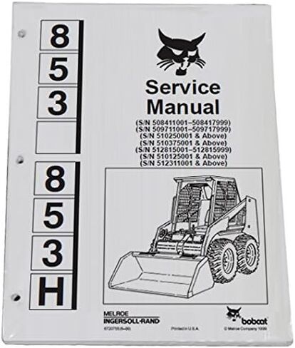 Bobcat 853 853H Workshop Repair Manual in Kuwait