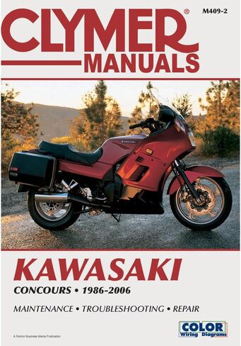 Clymer Repair Manual For Kawasaki Concours ZG 1000 A 86-06 M409-2 in Saudi Arabia