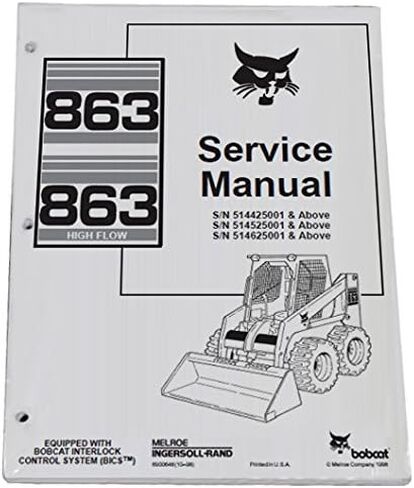 Bobcat 863 863H Workshop Repair Manual in Kuwait