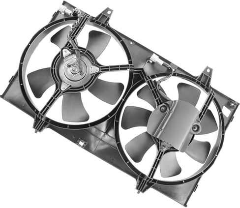 1 Piece Dual Radiator and Condenser Fan Assembly fits Infiniti I30 1996 1997 1998 1999 in Kuwait