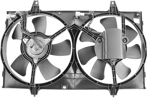 1 Piece Dual Radiator and Condenser Fan Assembly fits Infiniti I30 1996 1997 1998 1999 in Kuwait
