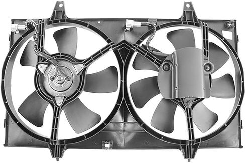 1 Piece Dual Radiator and Condenser Fan Assembly fits Infiniti I30 1996 1997 1998 1999 in Kuwait
